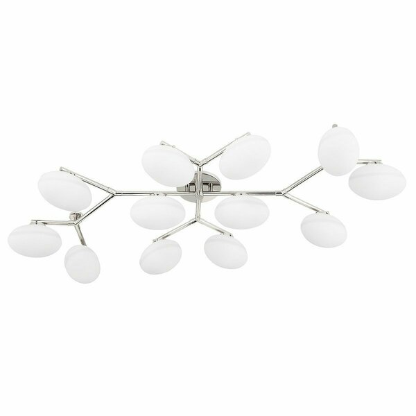 Hudson Valley 12 Light semi Flush 5559-PN